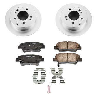 PowerStop® - Z17 Evolution Geomet® Plain Rear Brake Kit