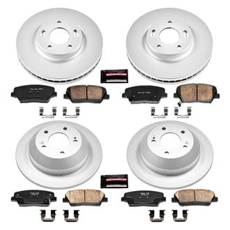 PowerStop® - Z17 Evolution Geomet® Plain Front and Rear Brake Kit