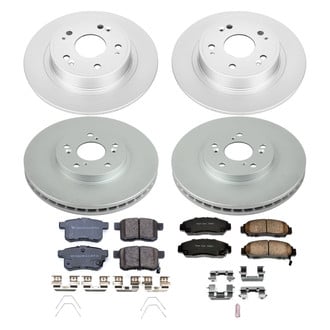PowerStop® - Z17 Evolution Geomet® Plain Front and Rear Brake Kit