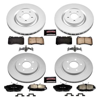 PowerStop® - Z17 Evolution Geomet® Plain Front and Rear Brake Kit