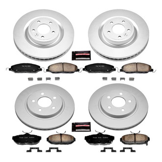 PowerStop® - Z17 Evolution Geomet® Plain Front and Rear Brake Kit