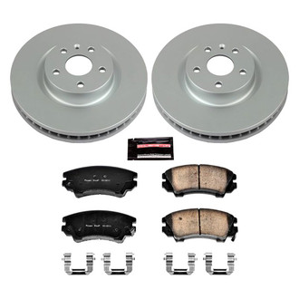 PowerStop® - Z17 Evolution Geomet® Plain Front Brake Kit