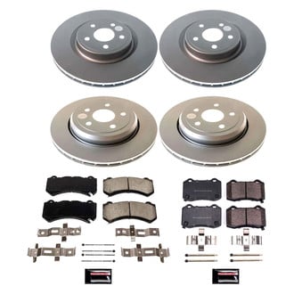 PowerStop® - Z17 Evolution Geomet® Plain Front and Rear Brake Kit