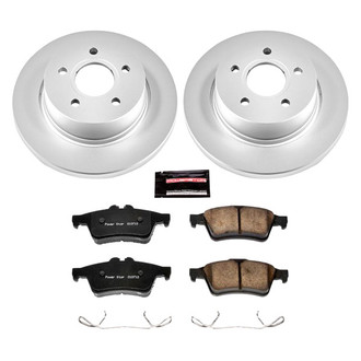 PowerStop® - Z17 Evolution Geomet® Plain Rear Brake Kit
