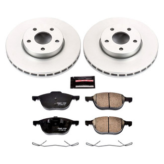 PowerStop® - Z17 Evolution Geomet® Plain Front Brake Kit