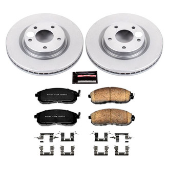 PowerStop® - Z17 Evolution Geomet® Plain Front Brake Kit