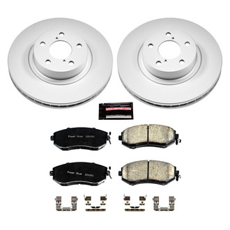 PowerStop® - Z17 Evolution Geomet® Plain Front Brake Kit