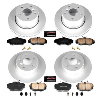 PowerStop® - Z17 Evolution Geomet® Plain Front and Rear Brake Kit