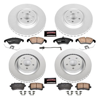 PowerStop® - Z17 Evolution Geomet® Plain Front and Rear Brake Kit