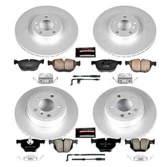 PowerStop® - Z17 Evolution Geomet® Plain Front and Rear Brake Kit