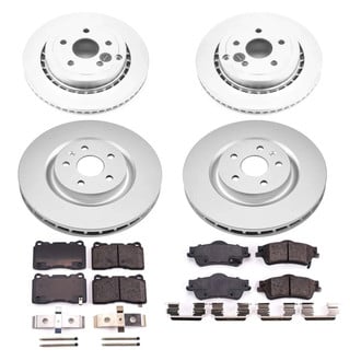 PowerStop® - Z17 Evolution Geomet® Plain Front and Rear Brake Kit