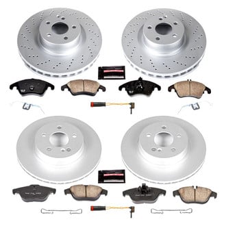 PowerStop® - Z17 Evolution Geomet® Plain Front and Rear Brake Kit