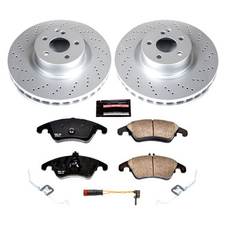 PowerStop® - Z17 Evolution Geomet® Plain Front Brake Kit