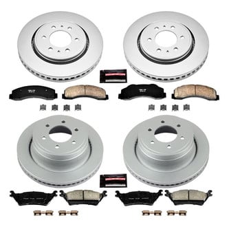 PowerStop® - Z17 Evolution Geomet® Plain Front and Rear Brake Kit