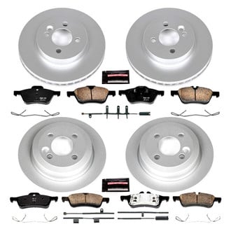 PowerStop® - Z17 Evolution Geomet® Plain Front and Rear Brake Kit
