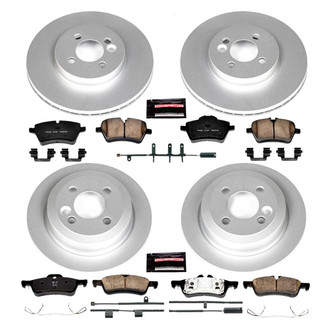 PowerStop® - Z17 Evolution Geomet® Plain Front and Rear Brake Kit