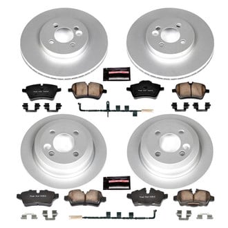PowerStop® - Z17 Evolution Geomet® Plain Front and Rear Brake Kit