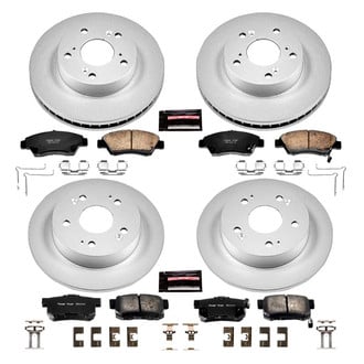 PowerStop® - Z17 Evolution Geomet® Plain Front and Rear Brake Kit