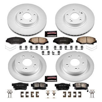 PowerStop® - Z17 Evolution Geomet® Plain Front and Rear Brake Kit