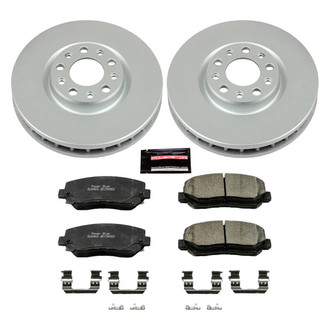 PowerStop® - Z17 Evolution Geomet® Plain Front Brake Kit