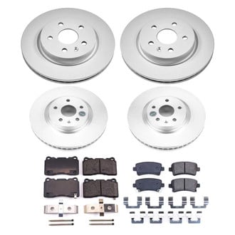 PowerStop® - Z17 Evolution Geomet® Plain Front and Rear Brake Kit