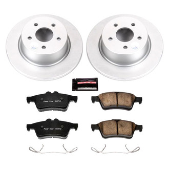 PowerStop® - Z17 Evolution Geomet® Plain Rear Brake Kit