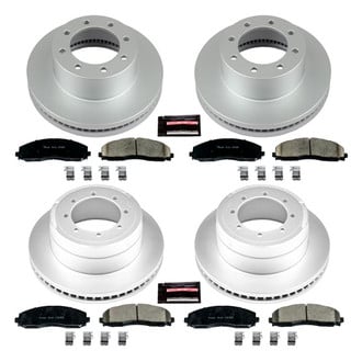 PowerStop® - Z17 Evolution Geomet® Plain Front and Rear Brake Kit