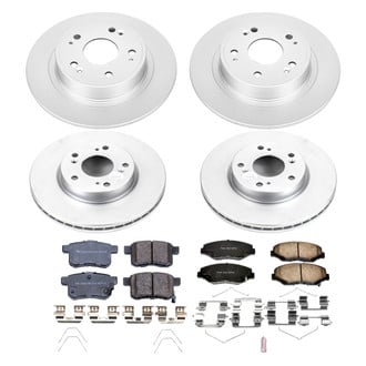 PowerStop® - Z17 Evolution Geomet® Plain Front and Rear Brake Kit