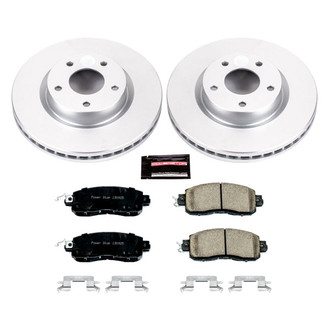 PowerStop® - Z17 Evolution Geomet® Plain Front Brake Kit