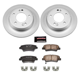 PowerStop® - Z17 Evolution Geomet® Plain Rear Brake Kit