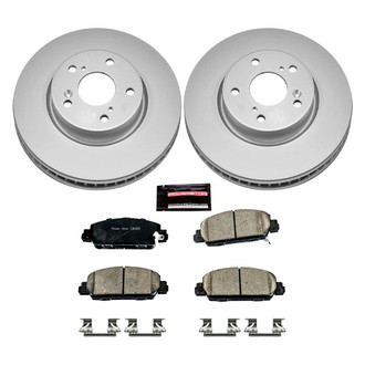 PowerStop® - Z17 Evolution Geomet® Plain Front Brake Kit