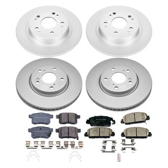PowerStop® - Z17 Evolution Geomet® Plain Front and Rear Brake Kit