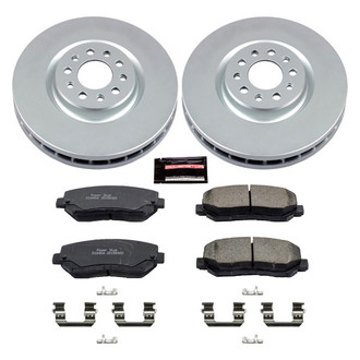PowerStop® - Z17 Evolution Geomet® Plain Front Brake Kit