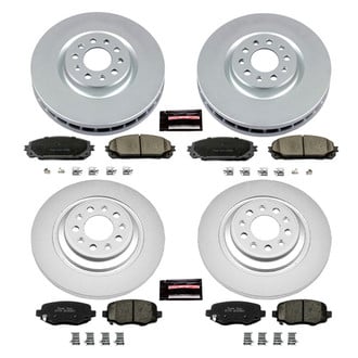 PowerStop® - Z17 Evolution Geomet® Plain Front and Rear Brake Kit