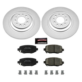 PowerStop® - Z17 Evolution Geomet® Plain Rear Brake Kit
