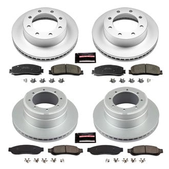 PowerStop® - Z17 Evolution Geomet® Plain Front and Rear Brake Kit
