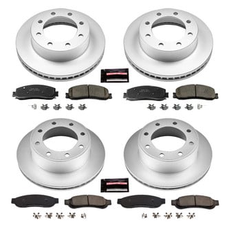 PowerStop® - Z17 Evolution Geomet® Plain Front and Rear Brake Kit