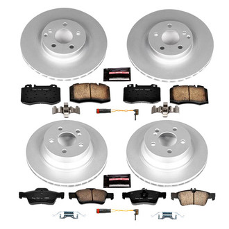 PowerStop® - Z17 Evolution Geomet® Plain Front and Rear Brake Kit