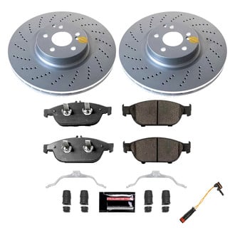 PowerStop® - Z17 Evolution Geomet® Plain Front Brake Kit