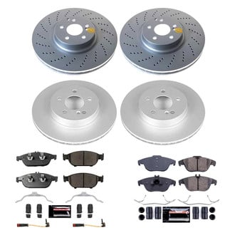 PowerStop® - Z17 Evolution Geomet® Plain Front and Rear Brake Kit
