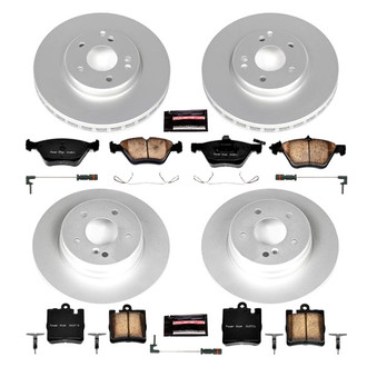 PowerStop® - Z17 Evolution Geomet® Plain Front and Rear Brake Kit