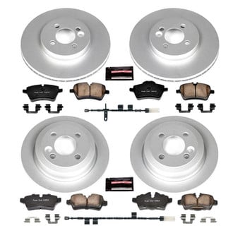 PowerStop® - Z17 Evolution Geomet® Plain Front and Rear Brake Kit