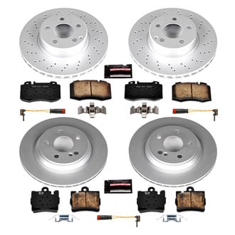 PowerStop® - Z17 Evolution Geomet® Plain Front and Rear Brake Kit