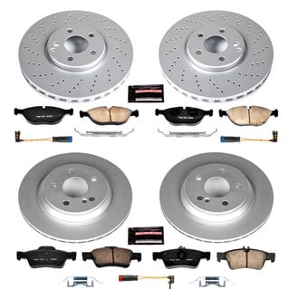 PowerStop® - Z17 Evolution Geomet® Plain Front and Rear Brake Kit