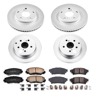 PowerStop® - Z17 Evolution Geomet® Plain Brake Kit