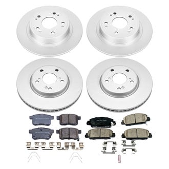 PowerStop® - Z17 Evolution Geomet® Plain Front and Rear Brake Kit