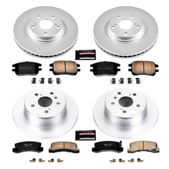 PowerStop® - Z17 Evolution Geomet® Plain Front and Rear Brake Kit