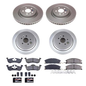 PowerStop® - Z17 Evolution Geomet® Plain Front and Rear Brake Kit