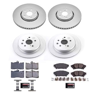 PowerStop® - Z17 Evolution Geomet® Plain Front and Rear Brake Kit