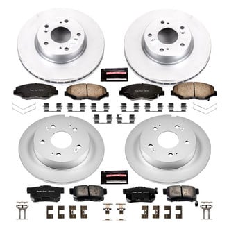 PowerStop® - Z17 Evolution Geomet® Plain Front and Rear Brake Kit